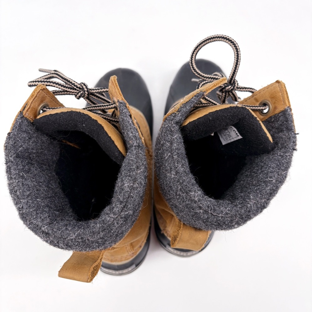 SOREL Slimpack II Lace Waterproof Boots in Elk Black 7.5 - Picture 14 of 16